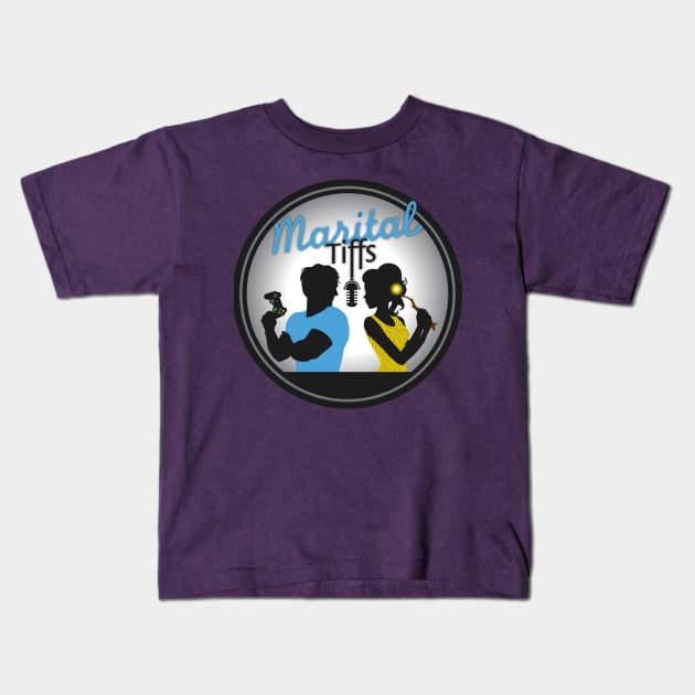 Marital Tiffs Podcast Kids T-Shirt by 910Comedy Podcast Network